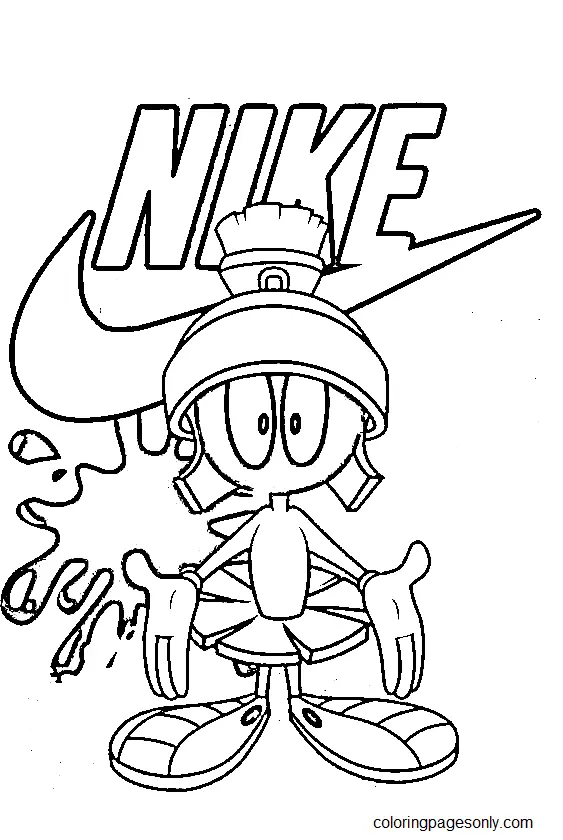 Nike Coloring Pages 18