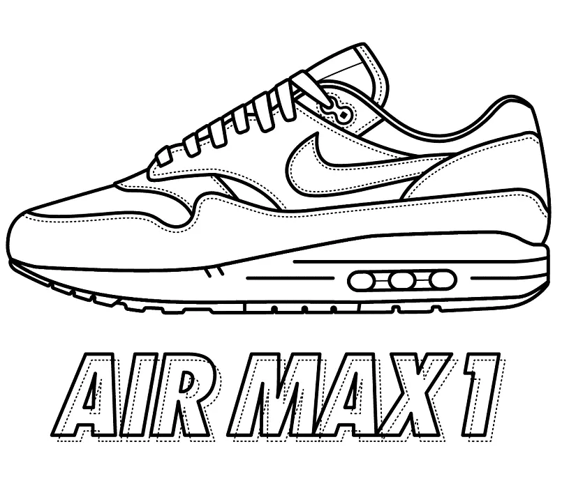 Nike Coloring Pages 23