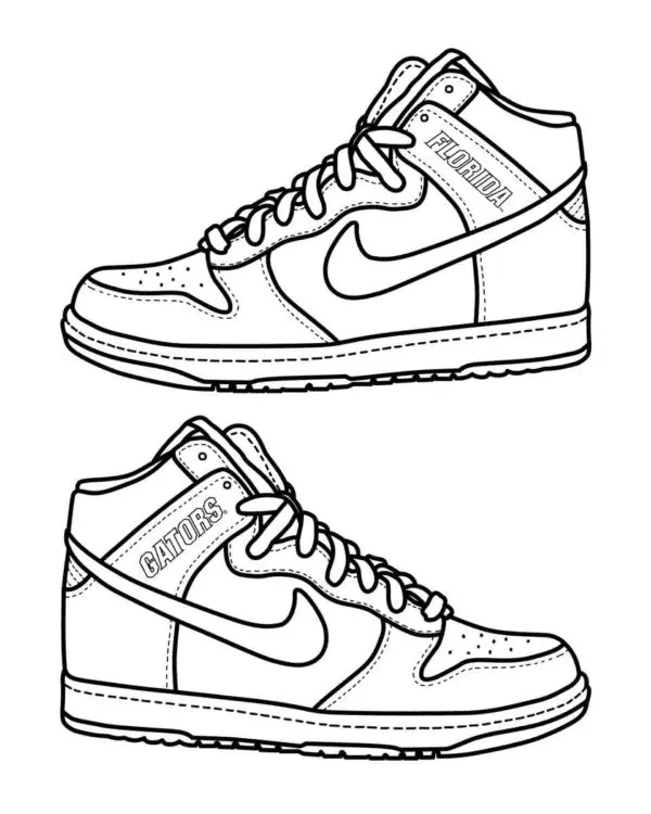 Nike Coloring Pages 34
