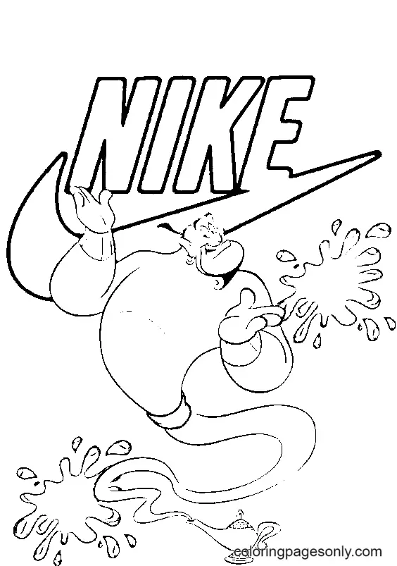 Nike Coloring Pages 45