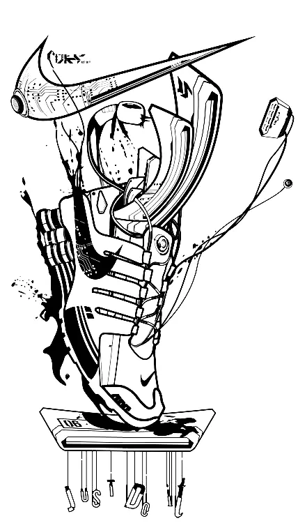 Nike Coloring Pages 48