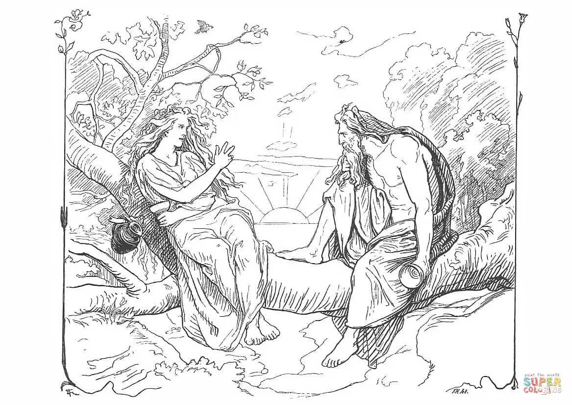 Norse Mythology coloring pages 24
