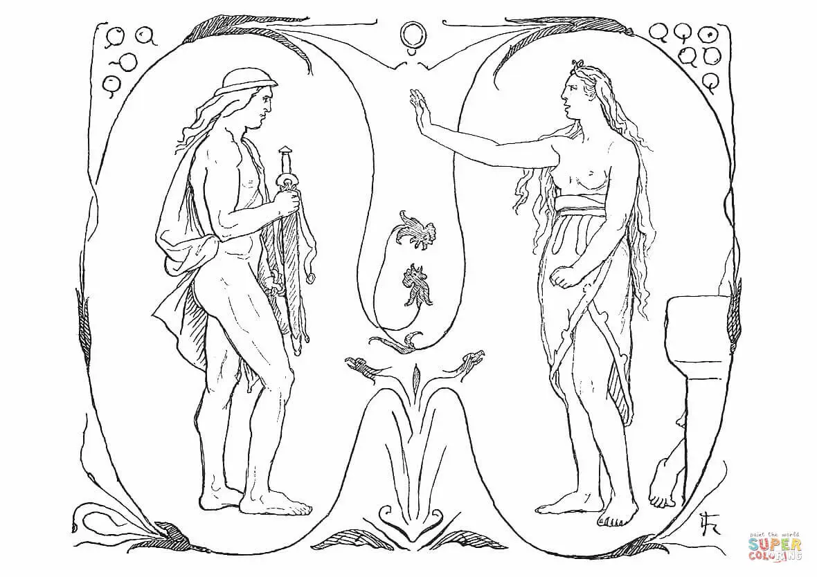 Norse Mythology coloring pages 3