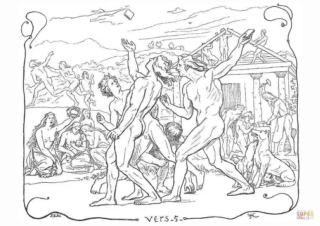 Norse Mythology coloring pages 31