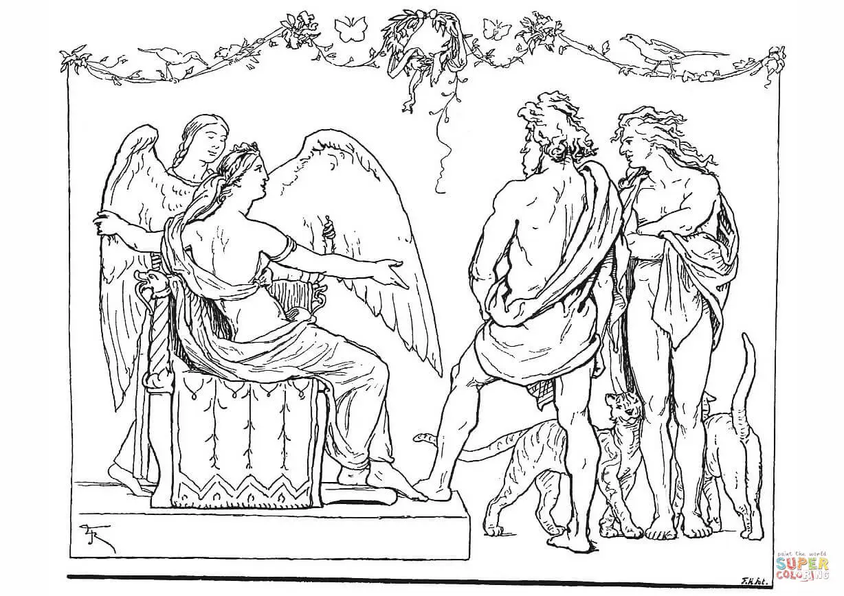 Norse Mythology coloring pages 39