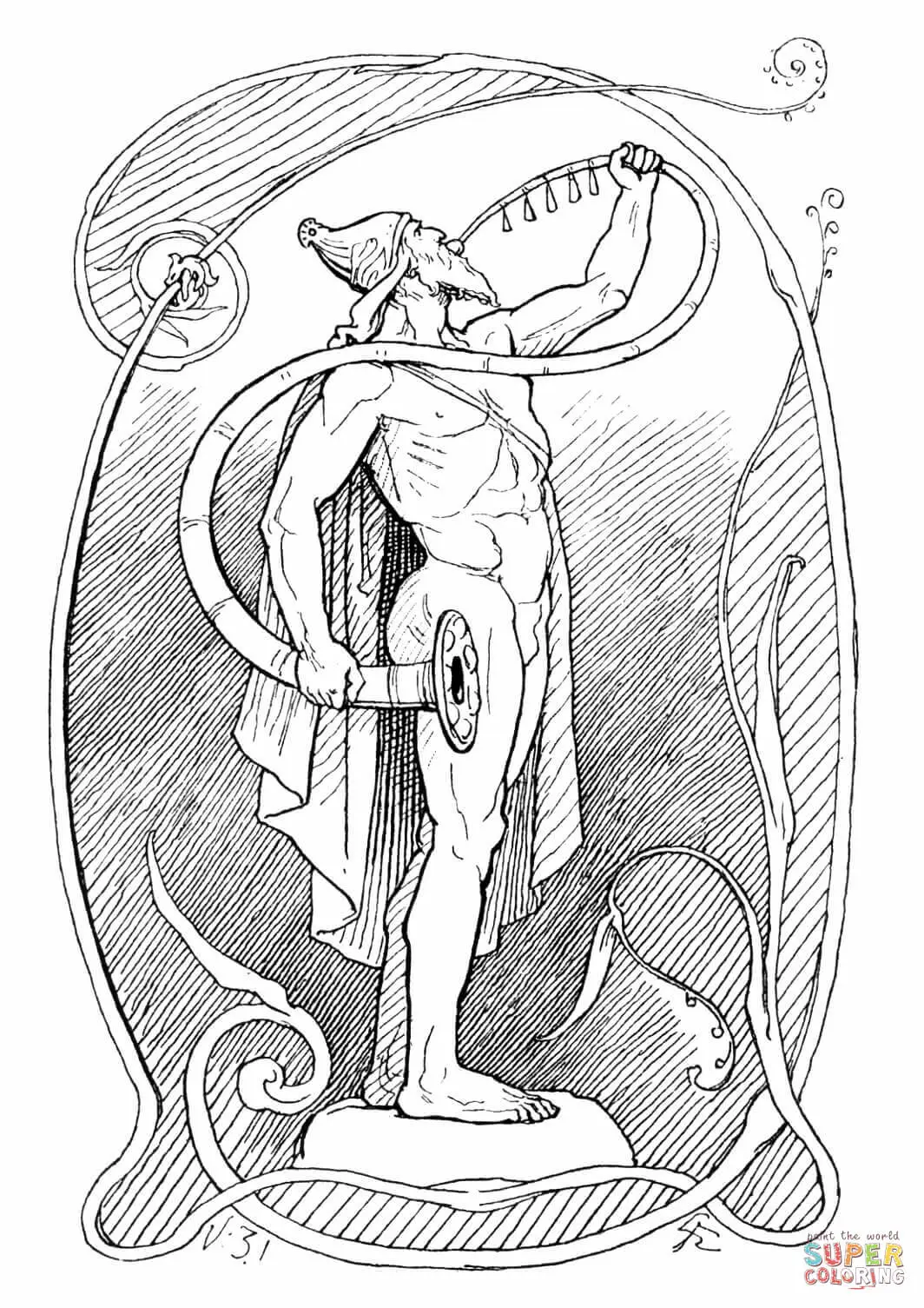Norse Mythology coloring pages 44
