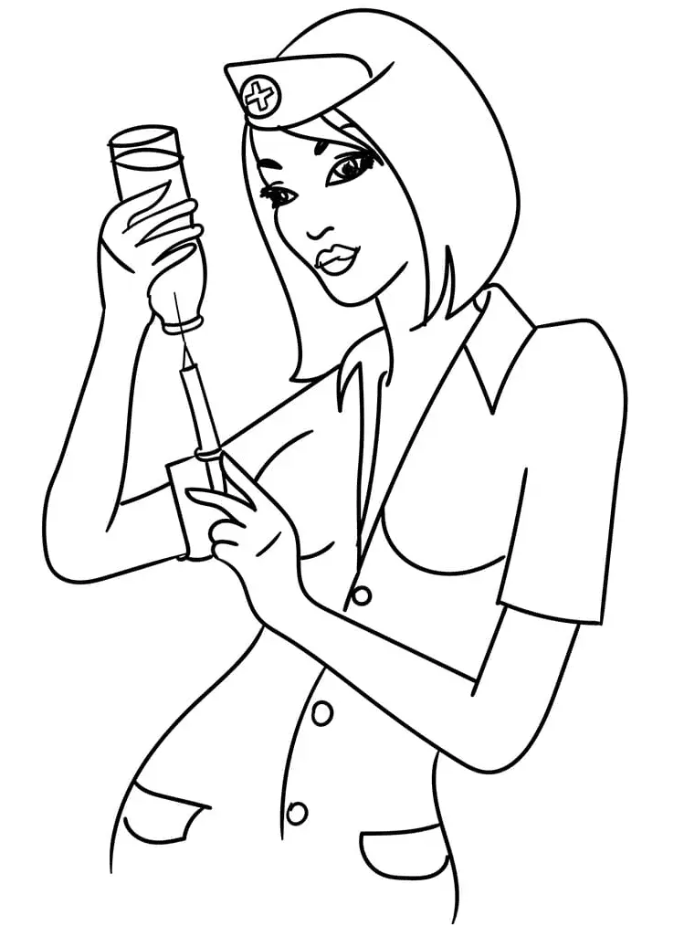 Nurse Coloring Pages 29