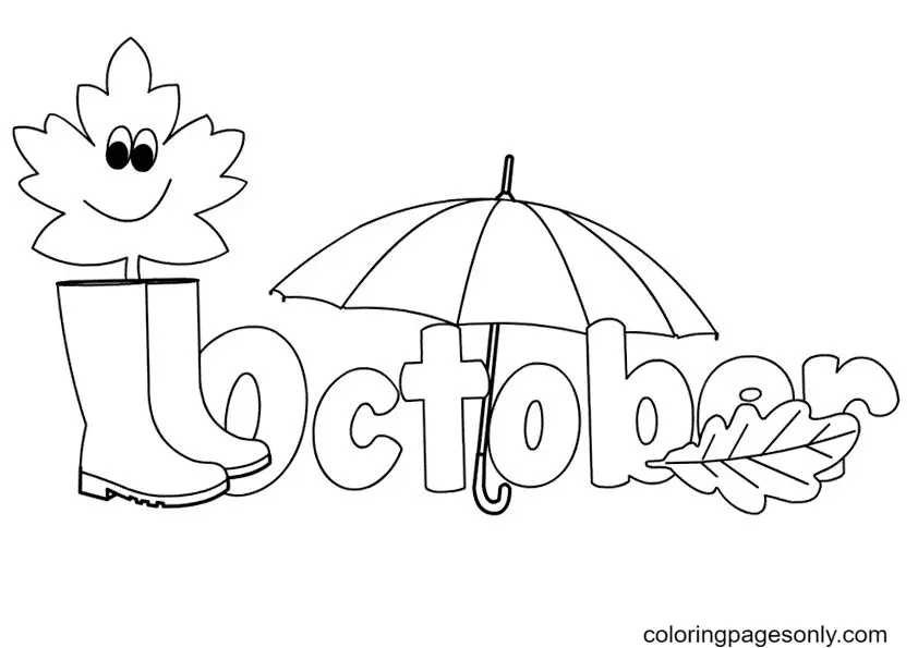 Outubro Para Colorir 26