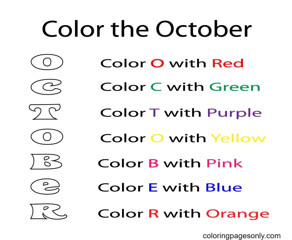 Desenhos de Outubro Para Colorir 40