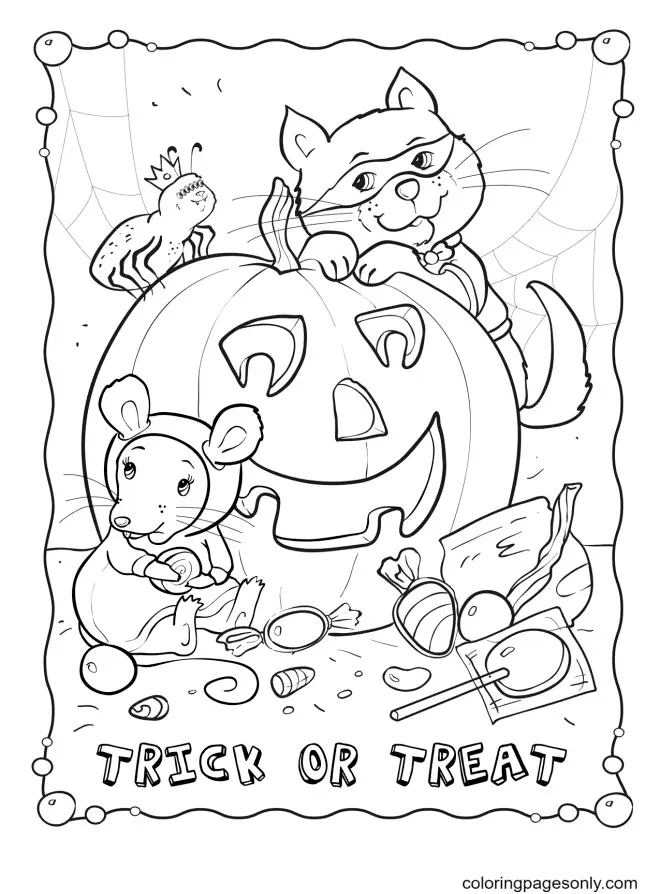 Desenhos de Outubro Para Colorir 41