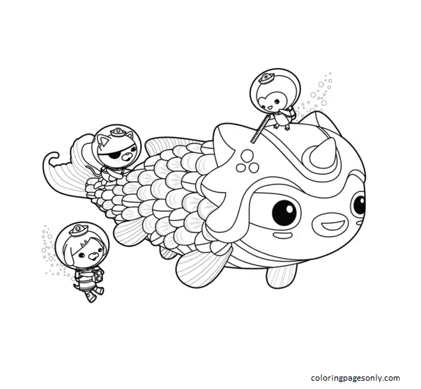 Desenhos de Octonautas Para Colorir 44