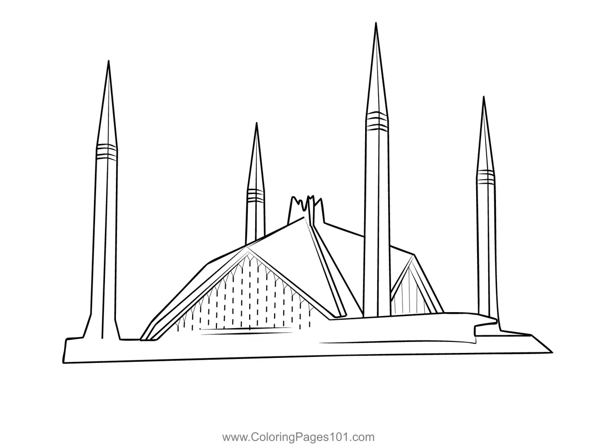 Pakistan Coloring Pages 7