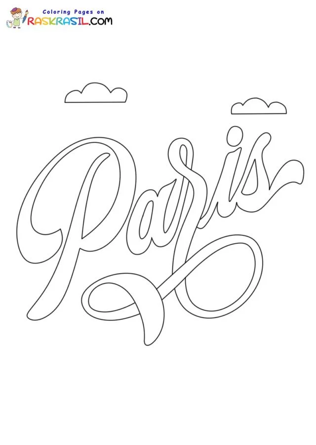 Paris Coloring Pages 50