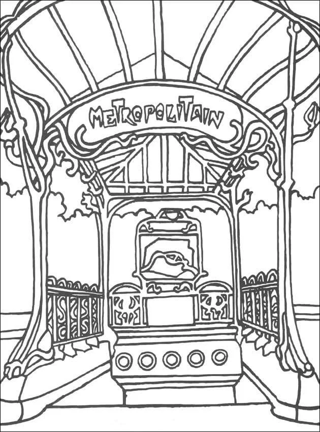 Paris Coloring Pages 68