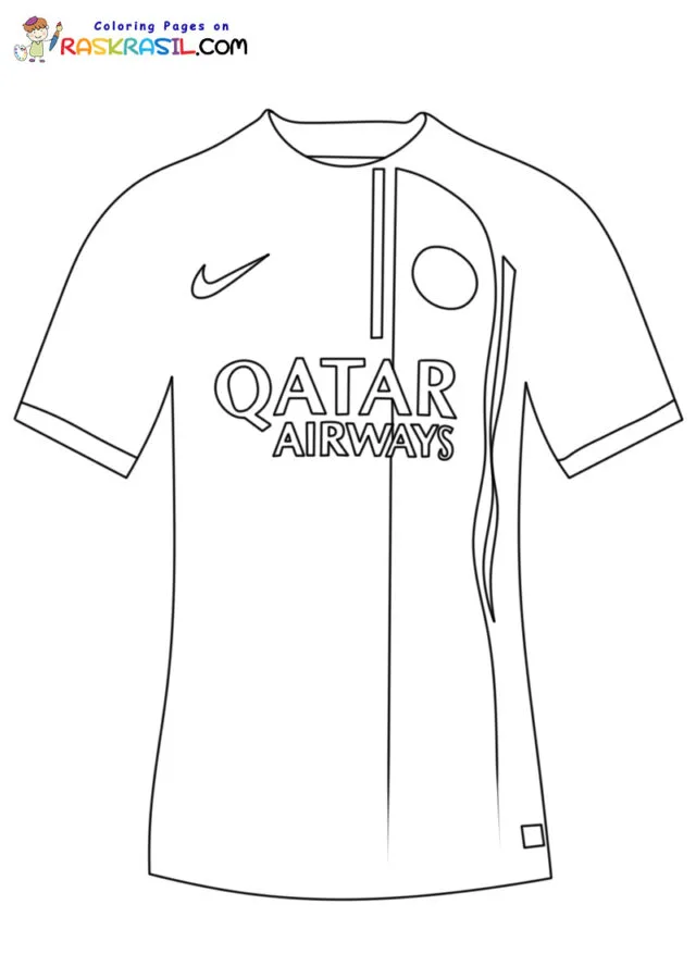 Paris Saint Germain Coloring Pages 2
