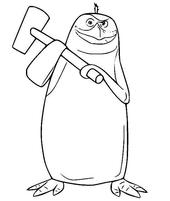 Penguins of Madagascar Coloring Pages 29