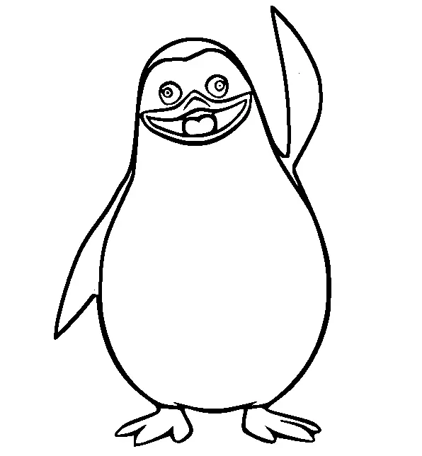 Penguins of Madagascar Coloring Pages 5