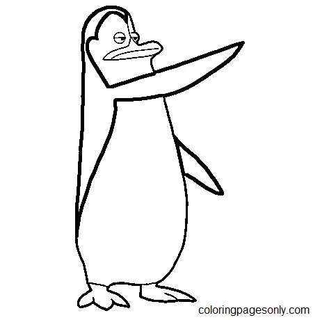 Penguins of Madagascar Coloring Pages 9