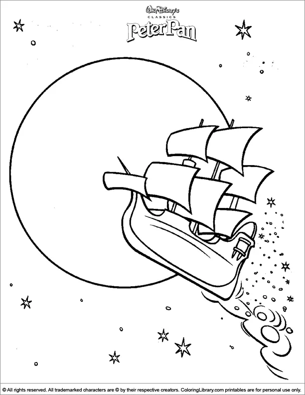 Desenhos de Peter Pan Para Colorir 11