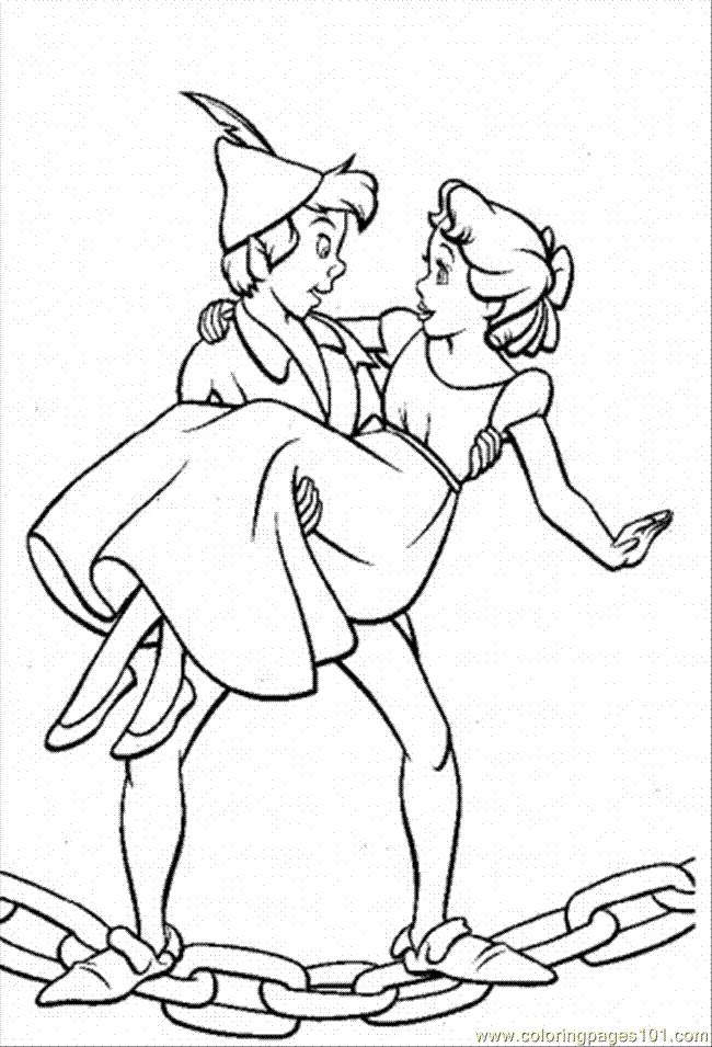 Desenhos de Peter Pan Para Colorir 12