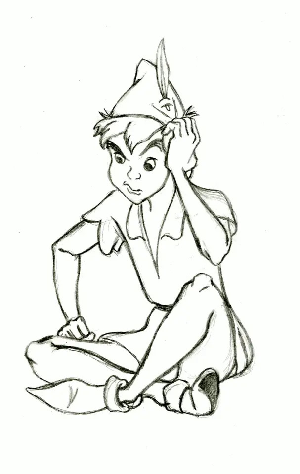 Desenhos de Peter Pan Para Colorir 55
