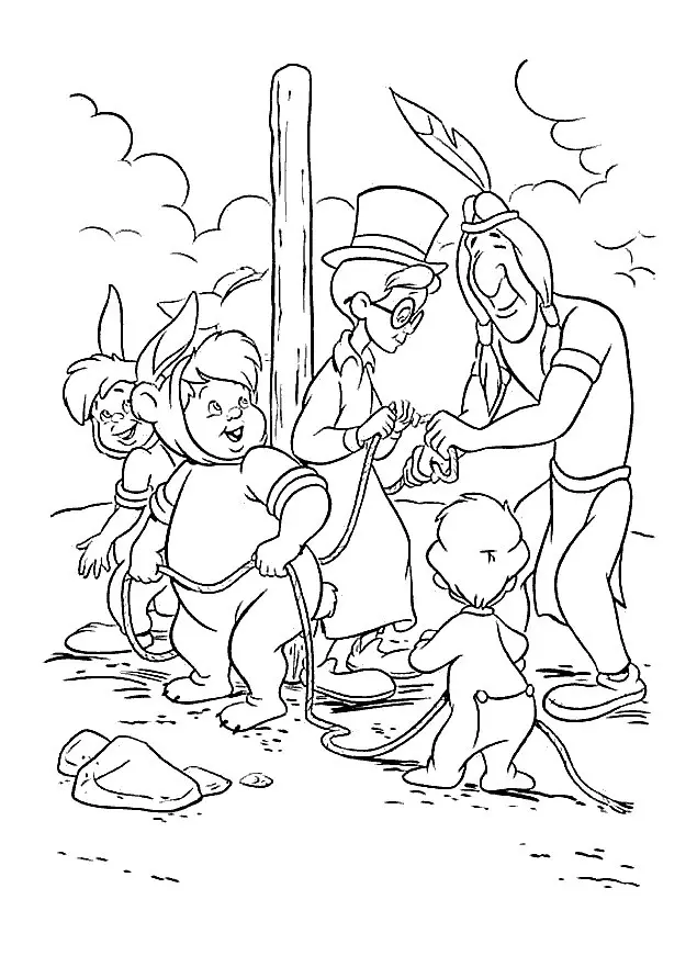 Desenhos de Peter Pan Para Colorir 62