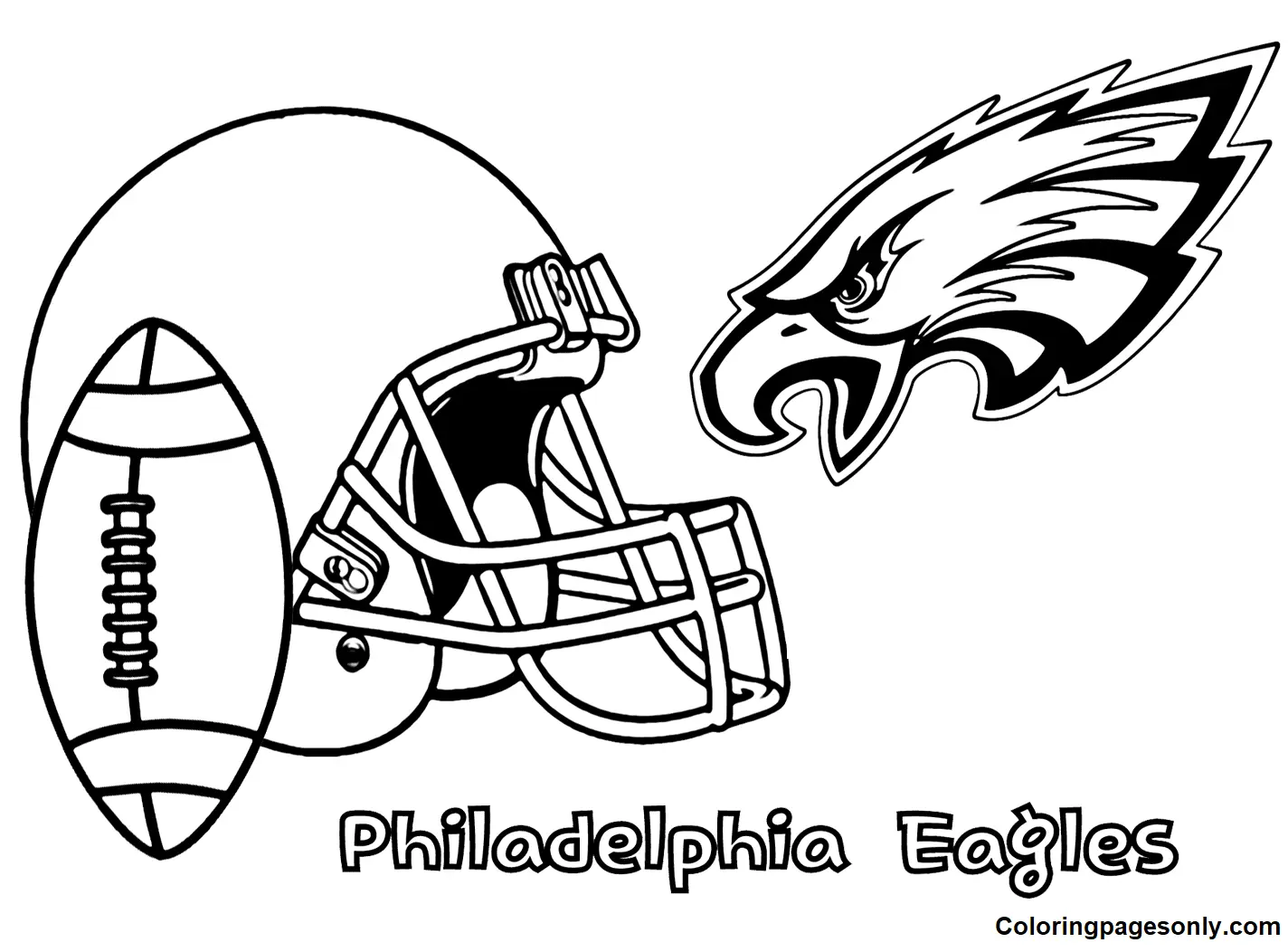 Philadelphia Eagles Coloring Pages 6