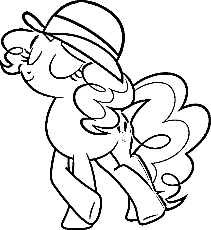 Pinkie Pie Coloring Pages
