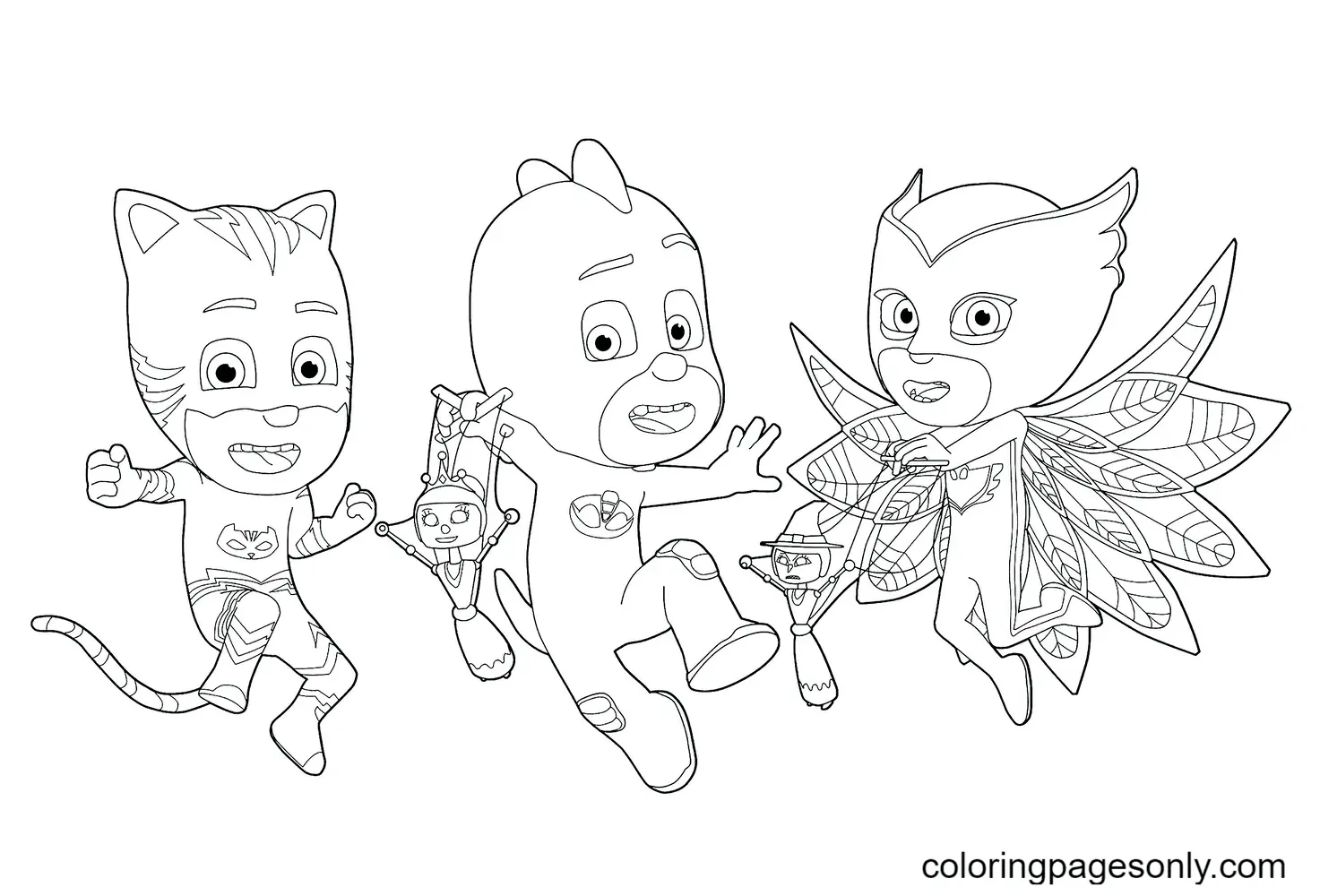 PJ masks Coloring Pages 118