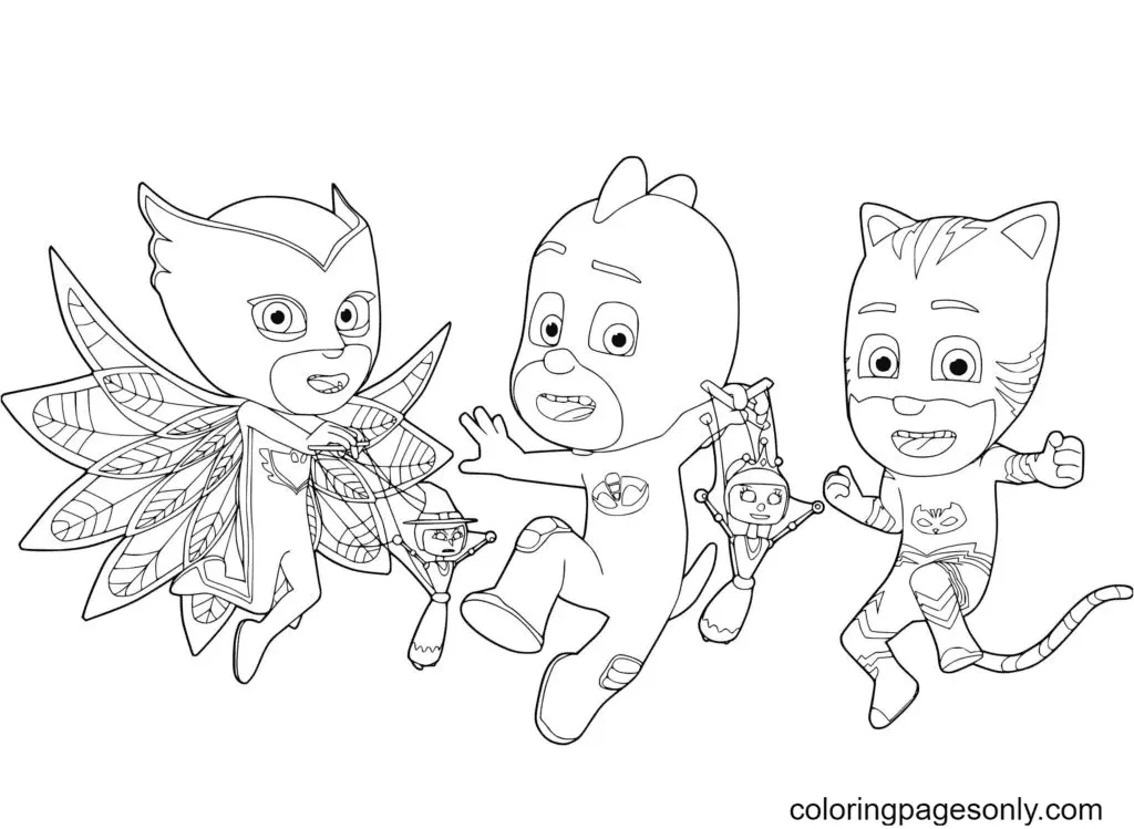 PJ masks Coloring Pages 121
