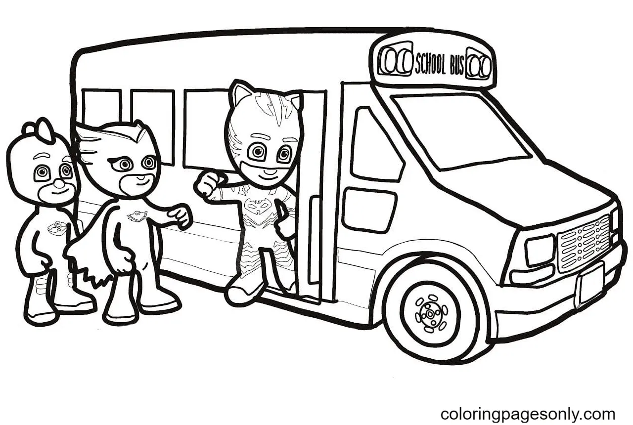 PJ masks Coloring Pages 52