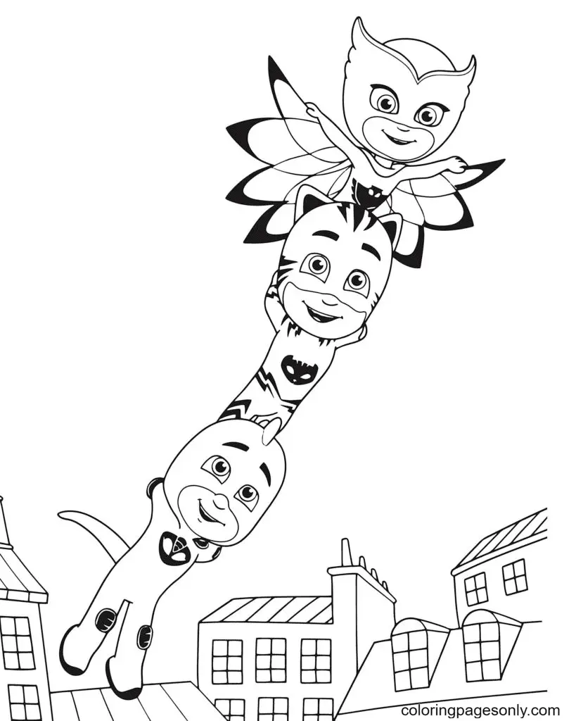 PJ masks Coloring Pages 56