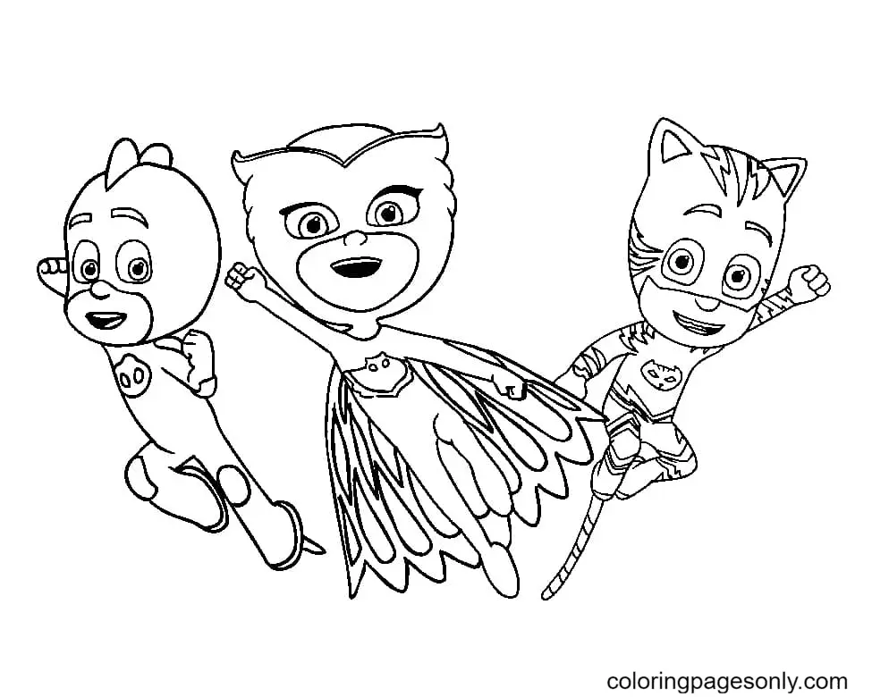 PJ masks Coloring Pages 66