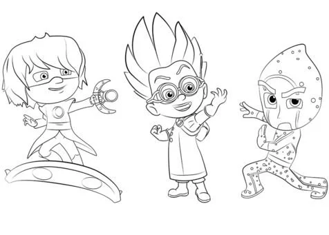 PJ Masks Ausmalbilder 71