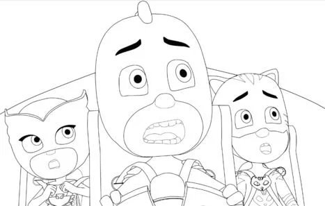 PJ masks Coloring Pages 72