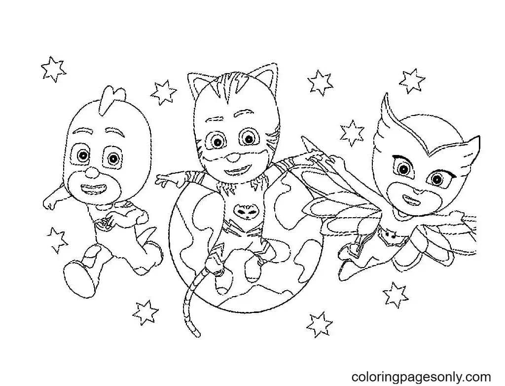 PJ masks Coloring Pages 85