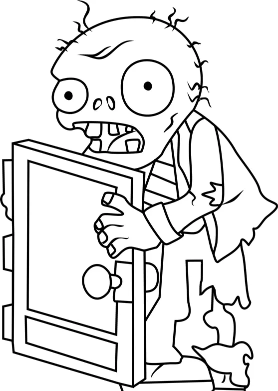 Desenhos de Plants Vs Zombies Para Colorir 11