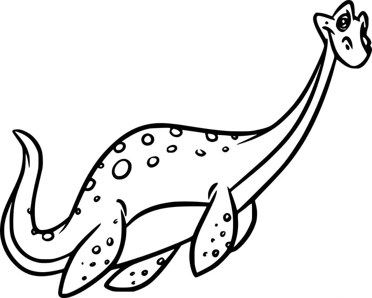 Plesiosaurus Coloring Pages 8