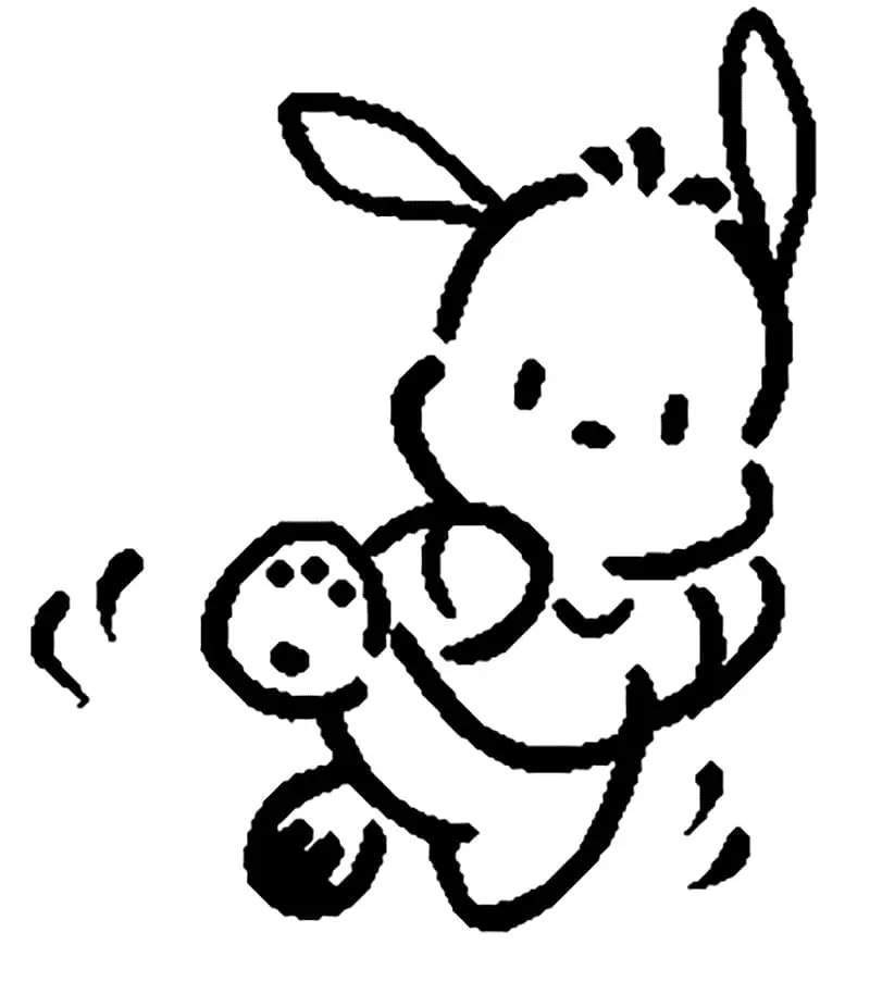Pochacco Para Colorear 17