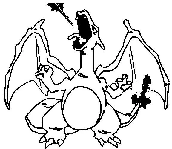 Desenhos de personagens Pokemon Para Colorir 186