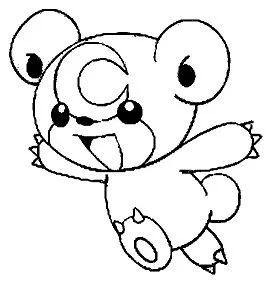 Desenhos de personagens Pokemon Para Colorir 204