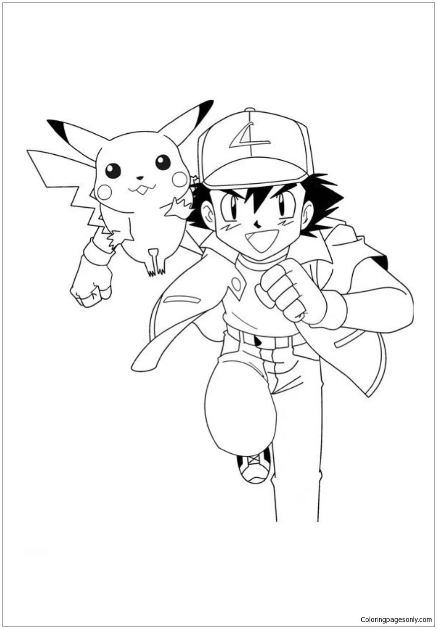 Desenhos de personagens Pokemon Para Colorir 214