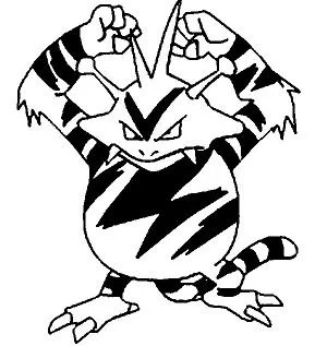 Pokemon Characters Coloring Pages 219