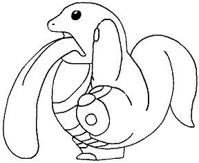 Desenhos de personagens Pokemon Para Colorir 301