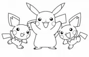 Desenhos de personagens Pokemon Para Colorir 306