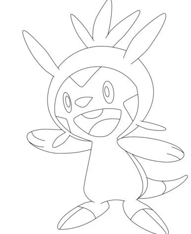 Desenhos de personagens Pokemon Para Colorir 311