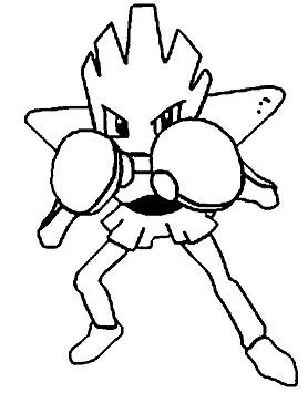 Desenhos de personagens Pokemon Para Colorir 319