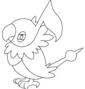 Desenhos de personagens Pokemon Para Colorir 50