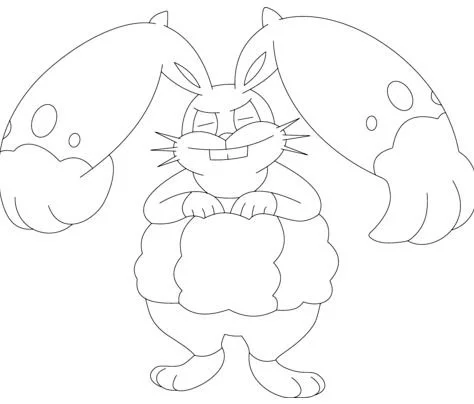 Desenhos de personagens Pokemon Para Colorir 81
