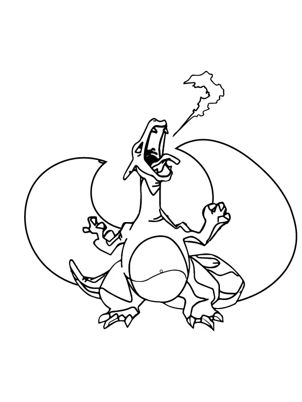 Pokemon Mega Evolution Coloring Pages 7